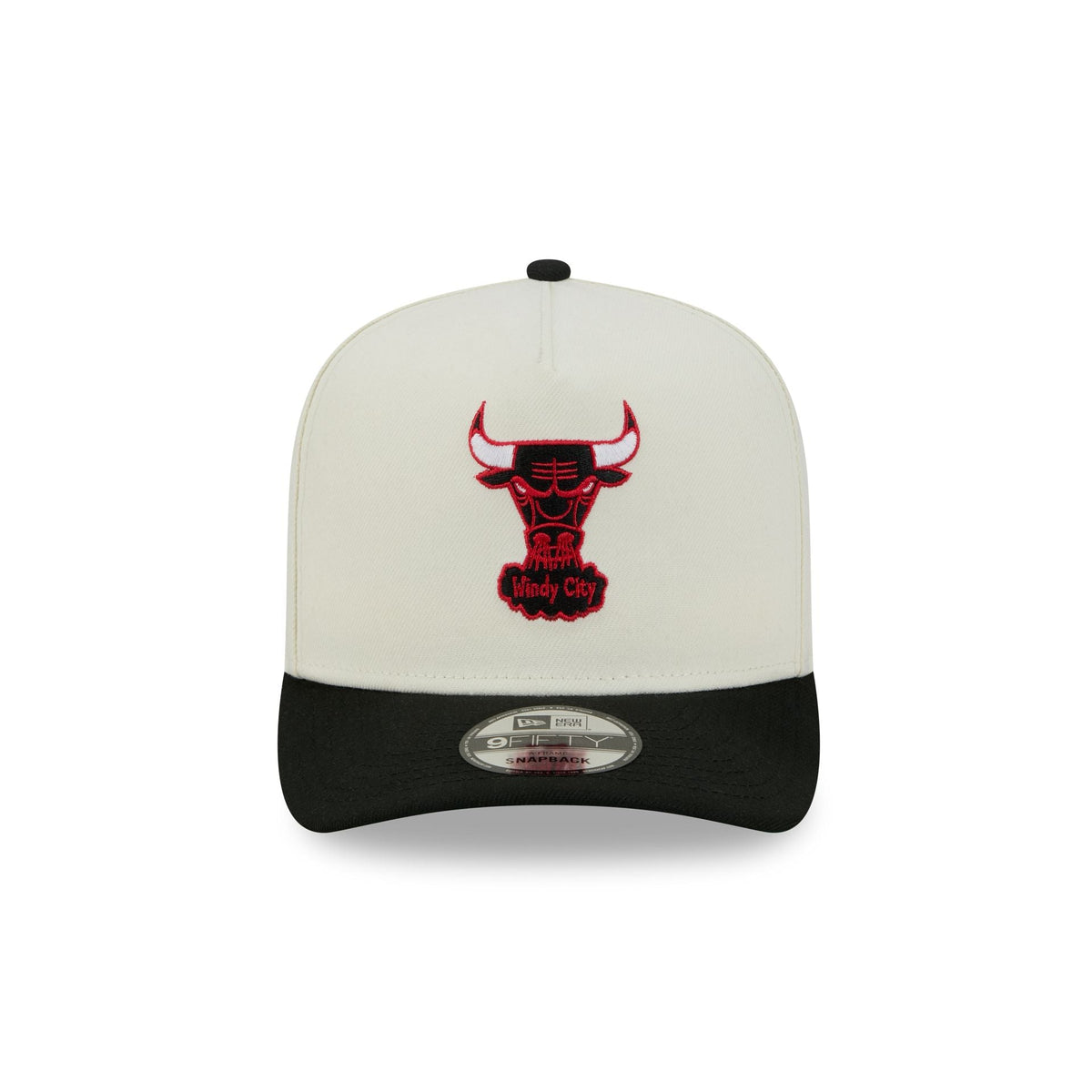 Chicago Bulls Statement Back Chrome White 9FIFTY A-Frame Snapback Hat
