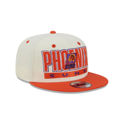 Phoenix Suns Classic Stacked Chrome 9FIFTY Snapback Hat