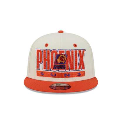 Phoenix Suns Classic Stacked Chrome 9FIFTY Snapback Hat