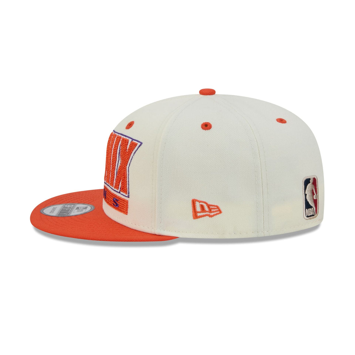 Phoenix Suns Classic Stacked Chrome 9FIFTY Snapback Hat