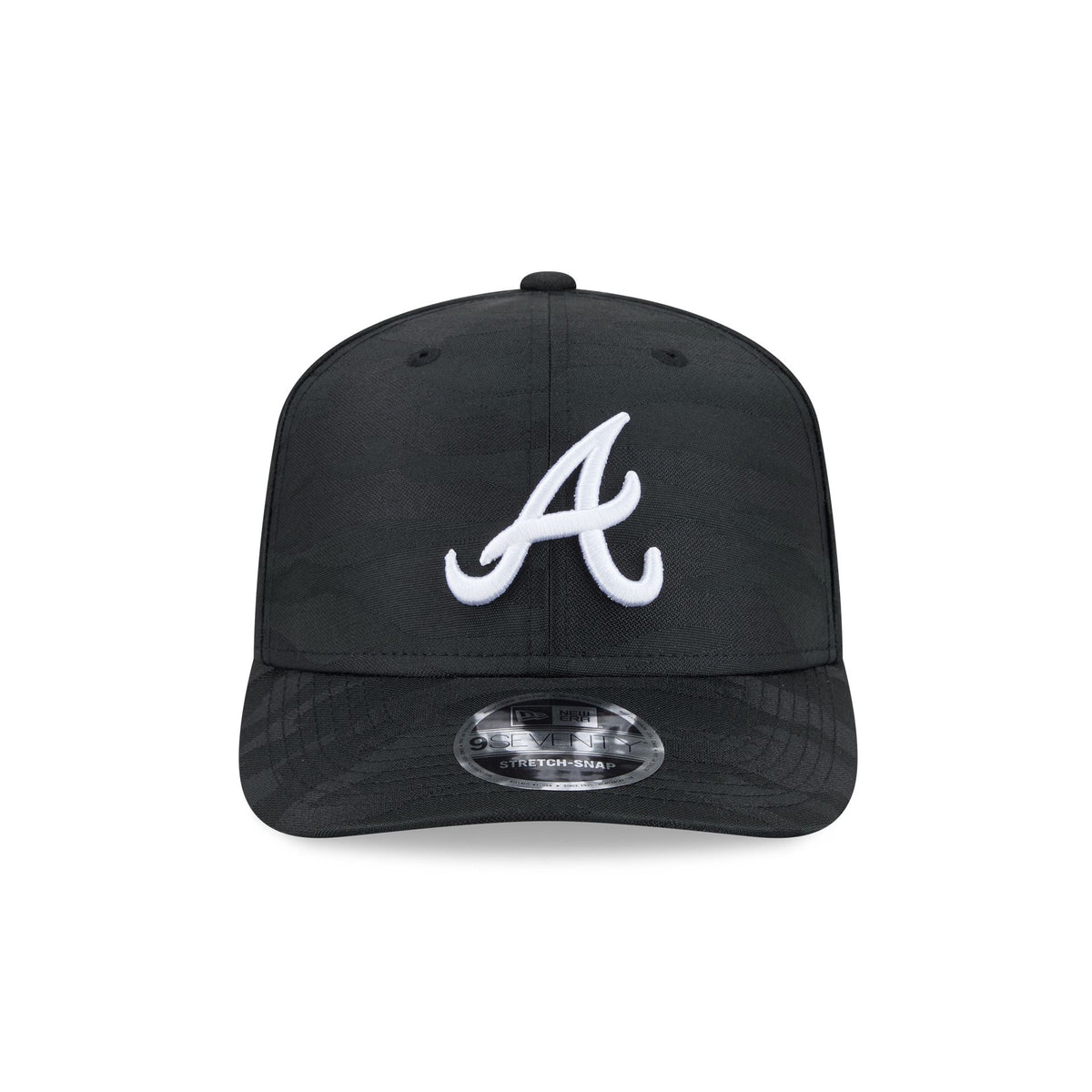 Atlanta Braves Black Camo Performance 9SEVENTY Stretch-Snap Hat