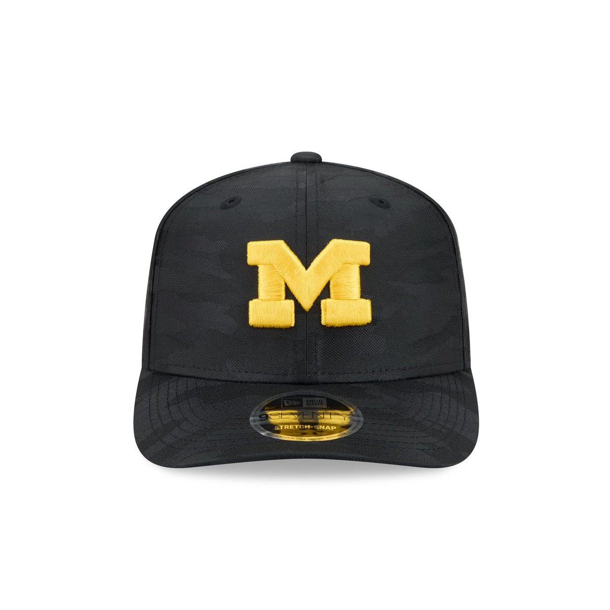 Michigan Wolverines Black Camo Performance 9SEVENTY Stretch-Snap Hat