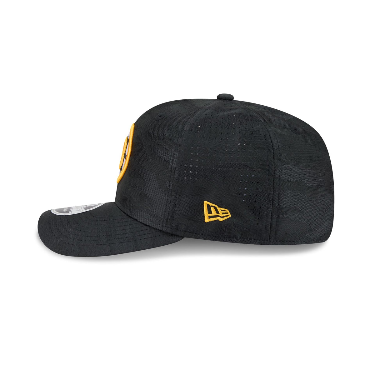 Boston Bruins Black Camo Performance 9SEVENTY Stretch-Snap Hat