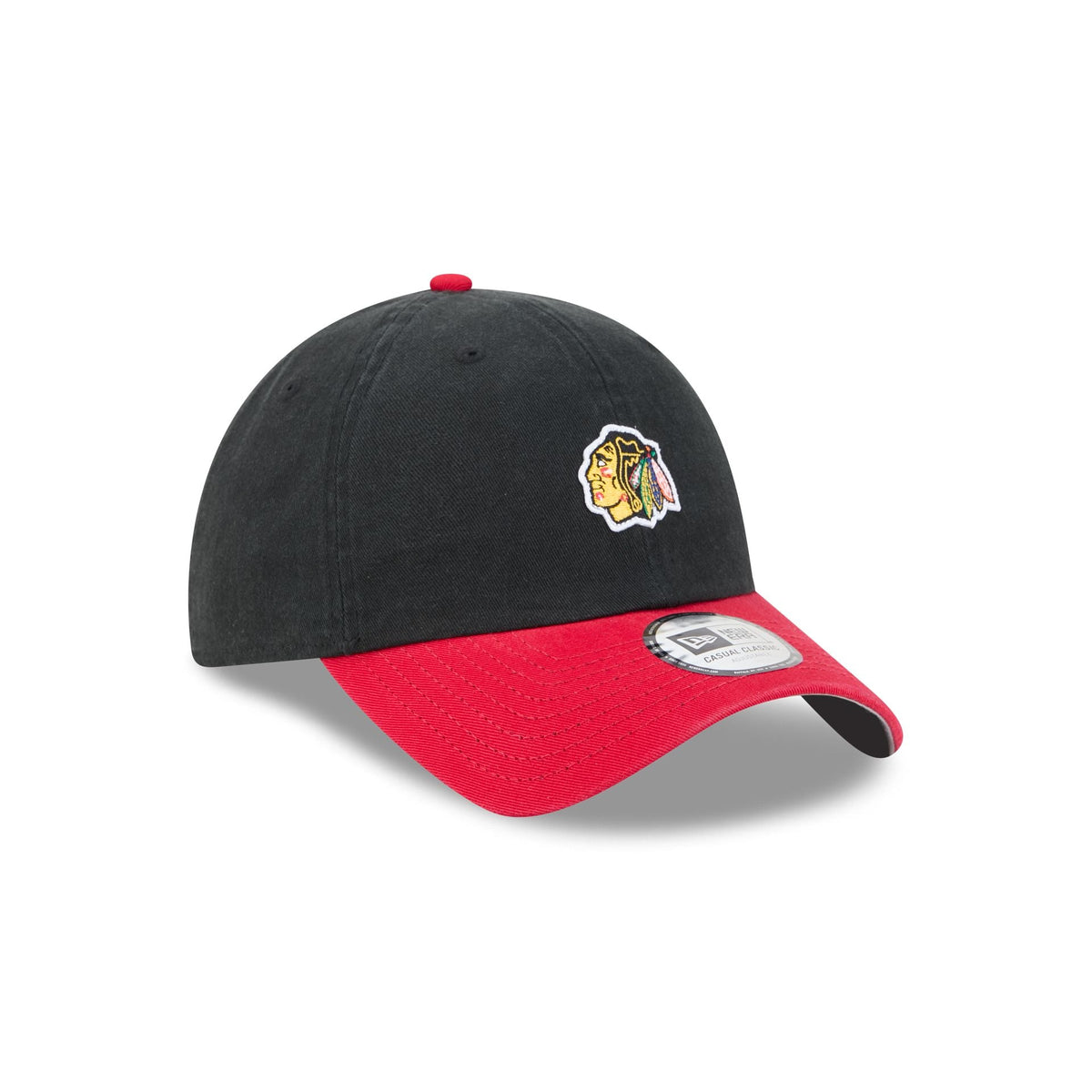 Chicago Blackhawks Mini Logo Two Tone Casual Classic Adjustable Hat