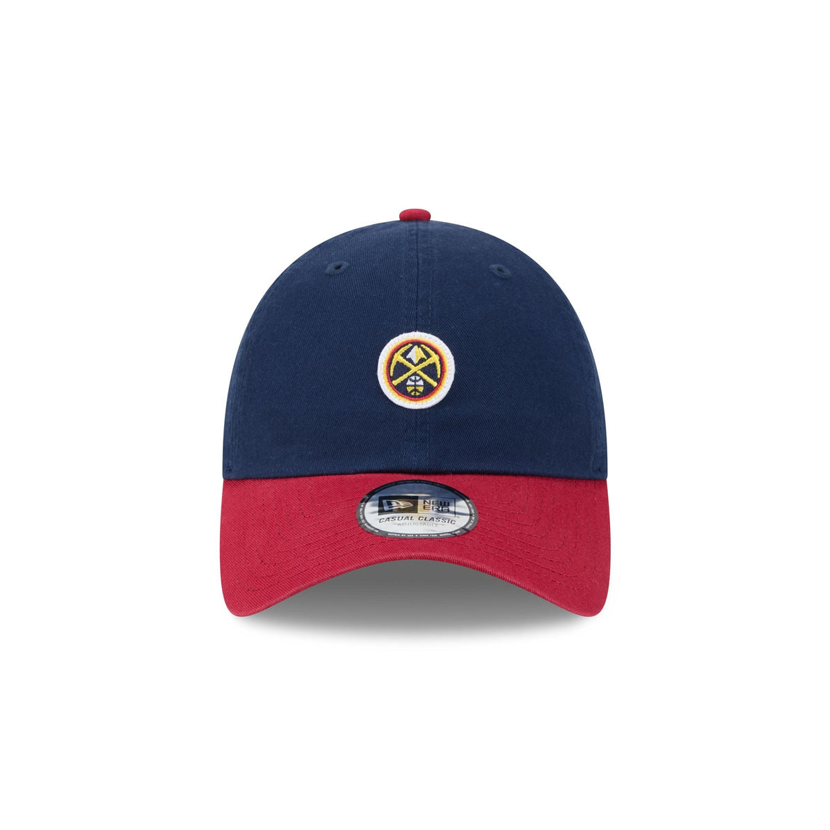 Denver Nuggets Mini Logo Two Tone Casual Classic Adjustable Hat