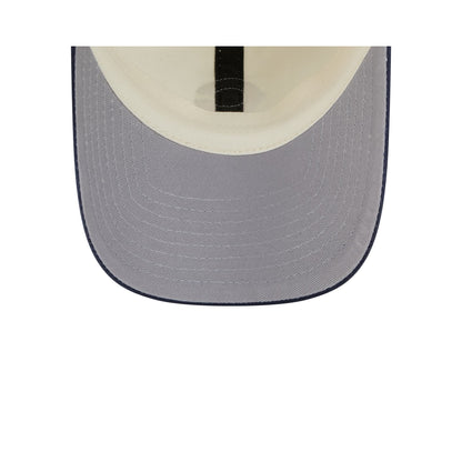 Chicago Bears Mini Logo Chrome White Casual Classic Adjustable Hat