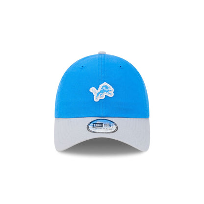 Detroit Lions Mini Logo Two Tone Casual Classic Adjustable Hat