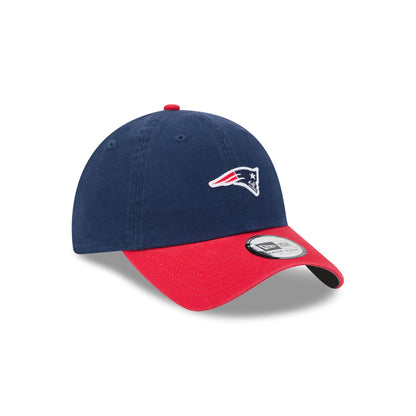 New England Patriots Mini Logo Two Tone Casual Classic Adjustable Hat