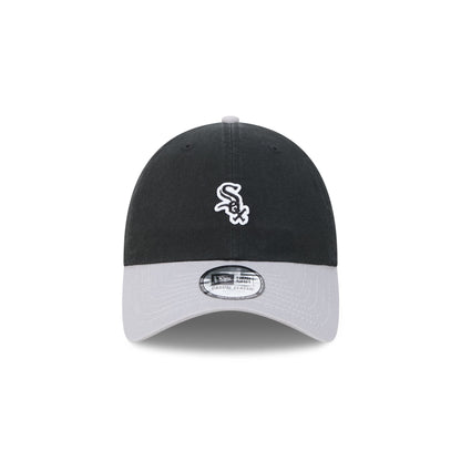 Chicago White Sox Mini Logo Two Tone Casual Classic Adjustable Hat