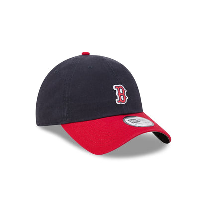 Boston Red Sox Mini Logo Two Tone Casual Classic Adjustable Hat