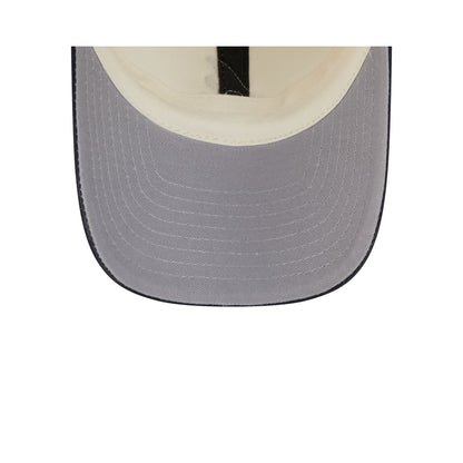 Atlanta Braves Mini Logo Chrome White Casual Classic Adjustable Hat