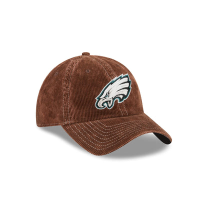 Philadelphia Eagles Washed Brown Corduroy Casual Classic Adjustable Hat