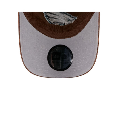 Philadelphia Eagles Washed Brown Corduroy Casual Classic Adjustable Hat