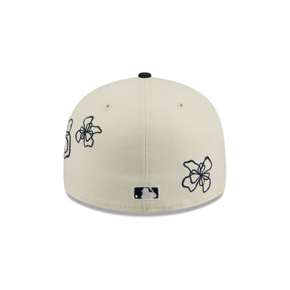 Cleveland Guardians Floral Outline 59FIFTY Fitted Hat