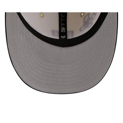 Cleveland Guardians Floral Outline 59FIFTY Fitted Hat