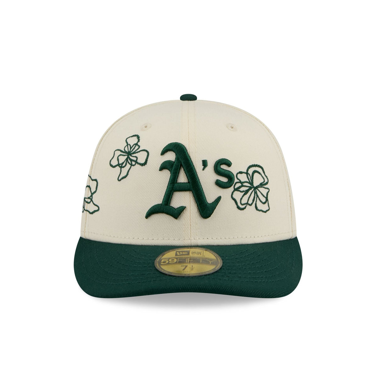Athletics Floral Outline 59FIFTY Fitted Hat