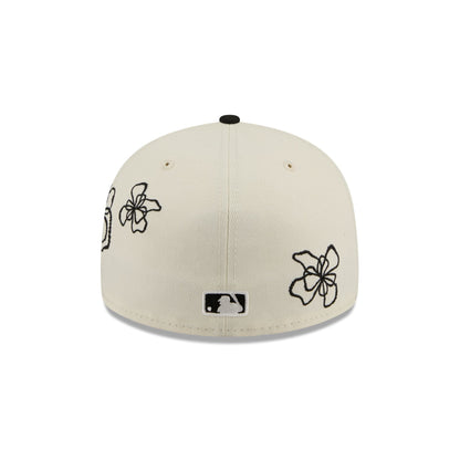 Arizona Diamondbacks Floral Outline 59FIFTY Fitted Hat