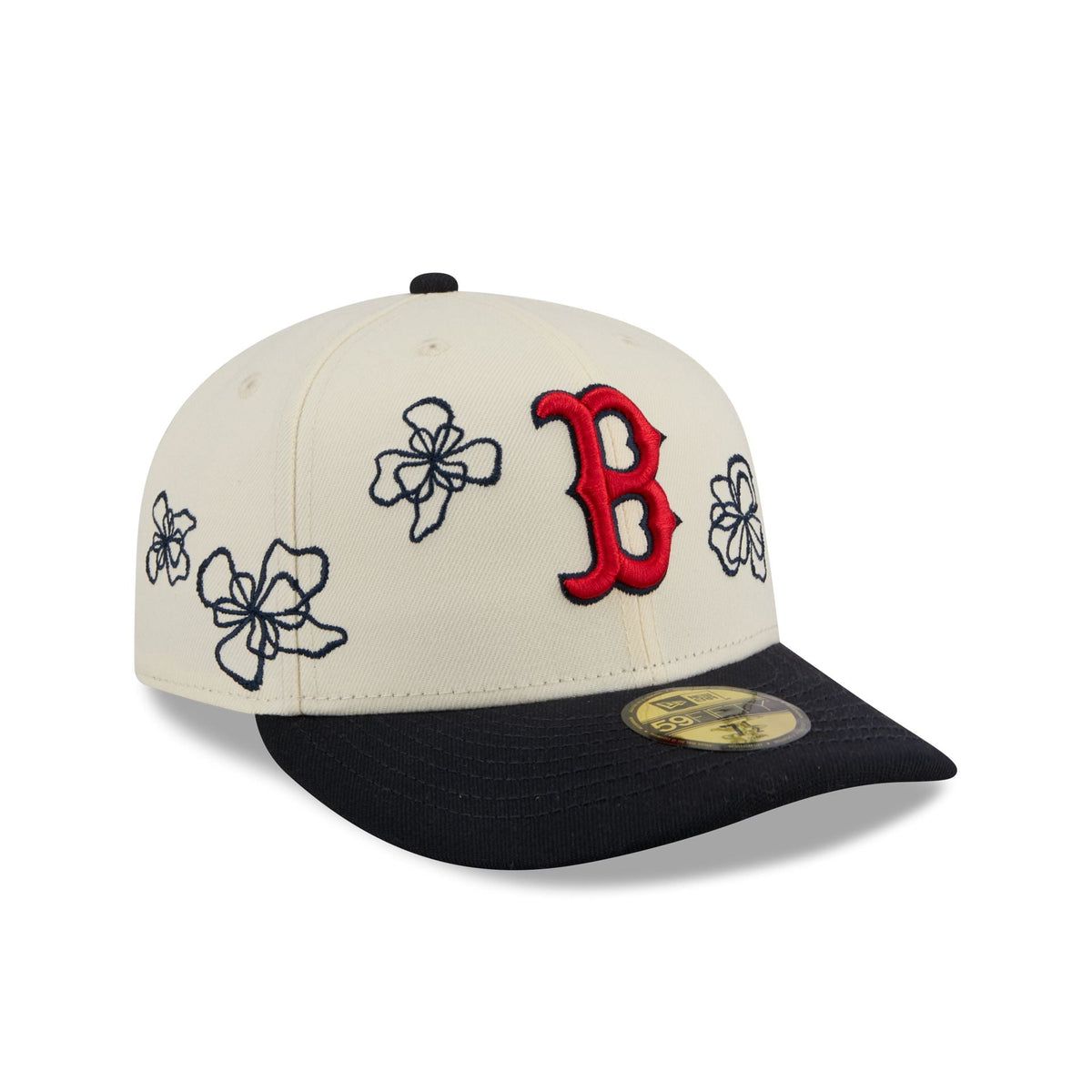 Boston Red Sox Floral Outline 59FIFTY Fitted Hat