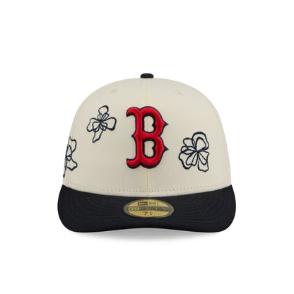 Boston Red Sox Floral Outline 59FIFTY Fitted Hat