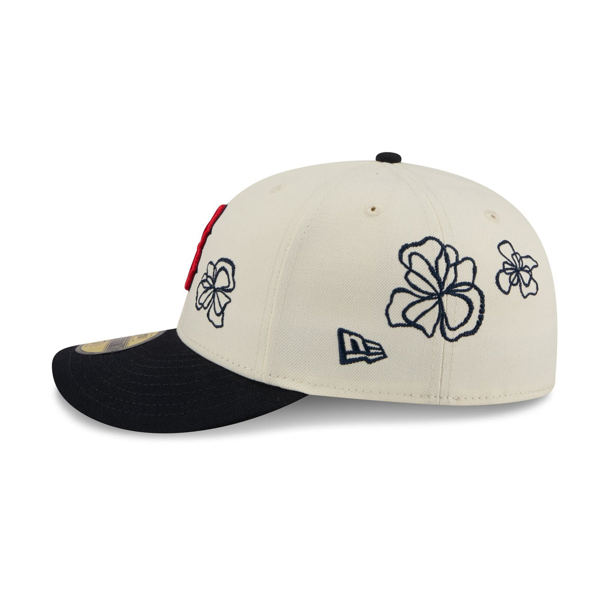 Boston Red Sox Floral Outline 59FIFTY Fitted Hat