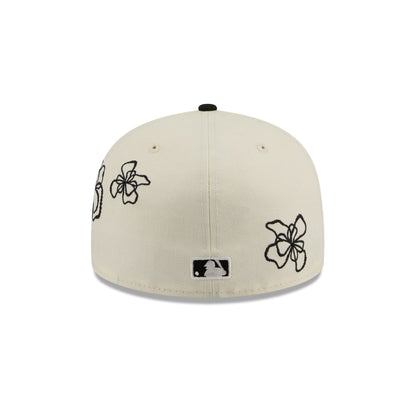 Baltimore Orioles Floral Outline 59FIFTY Fitted Hat