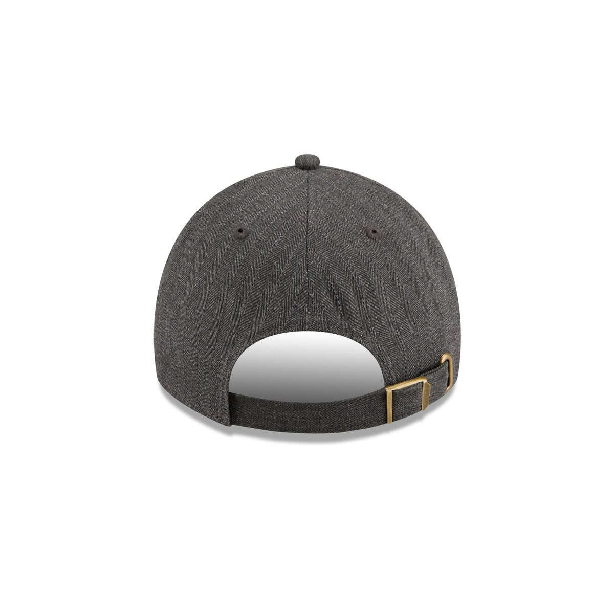 New Era Cap Herringbone Black Casual Classic Adjustable Hat