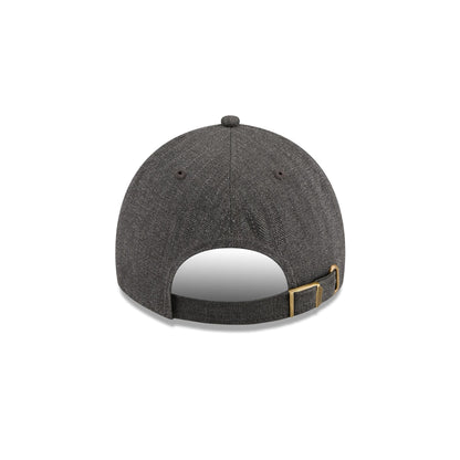 New Era Cap Herringbone Black Casual Classic Adjustable Hat