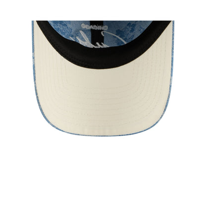 Chicago Cubs Blue Leaves Casual Classic Adjustable Hat