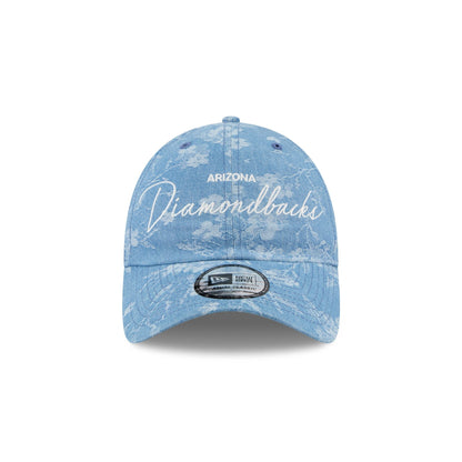 Arizona Diamondbacks Blue Leaves Casual Classic Adjustable Hat
