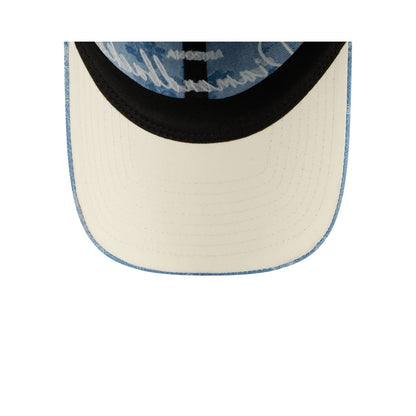 Arizona Diamondbacks Blue Leaves Casual Classic Adjustable Hat
