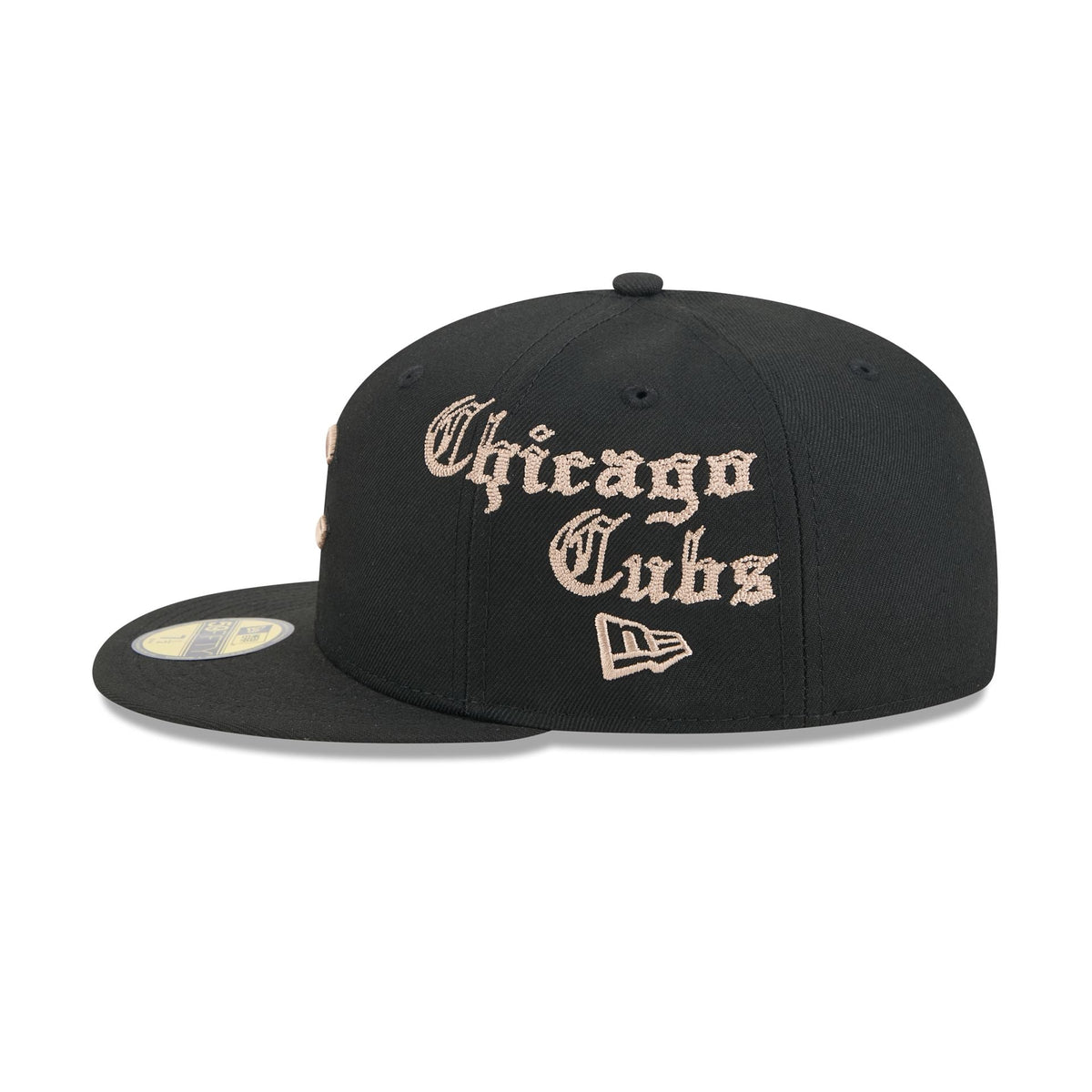Chicago Cubs Gothic Lettering 59FIFTY Fitted Hat