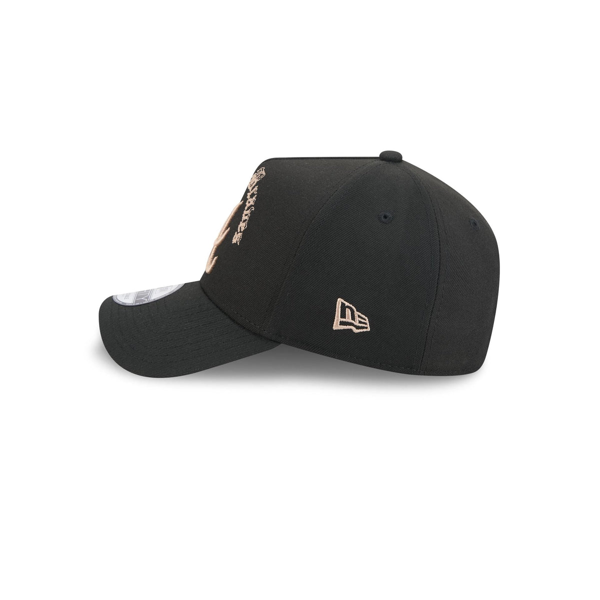 Atlanta Braves Gothic Lettering 9FORTY A-Frame Snapback Hat