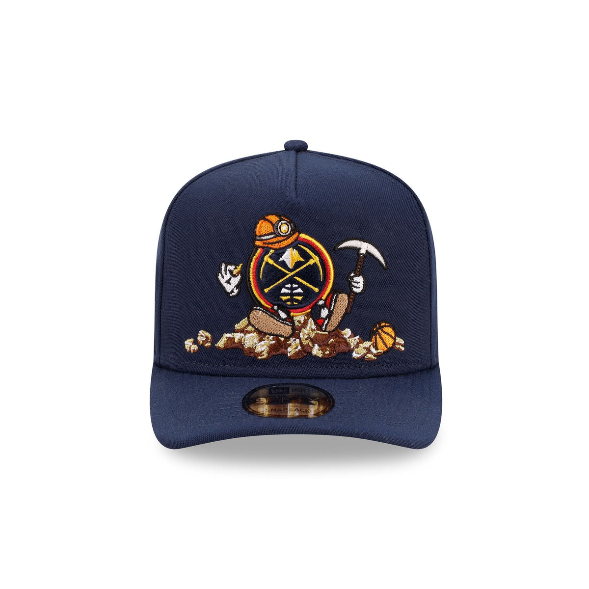 Denver Nuggets Cartoon 9FIFTY A-Frame Snapback Hat