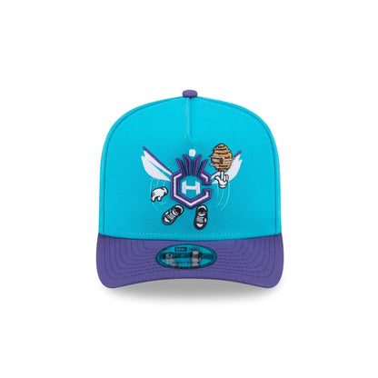 Charlotte Hornets Cartoon 9FIFTY A-Frame Snapback Hat