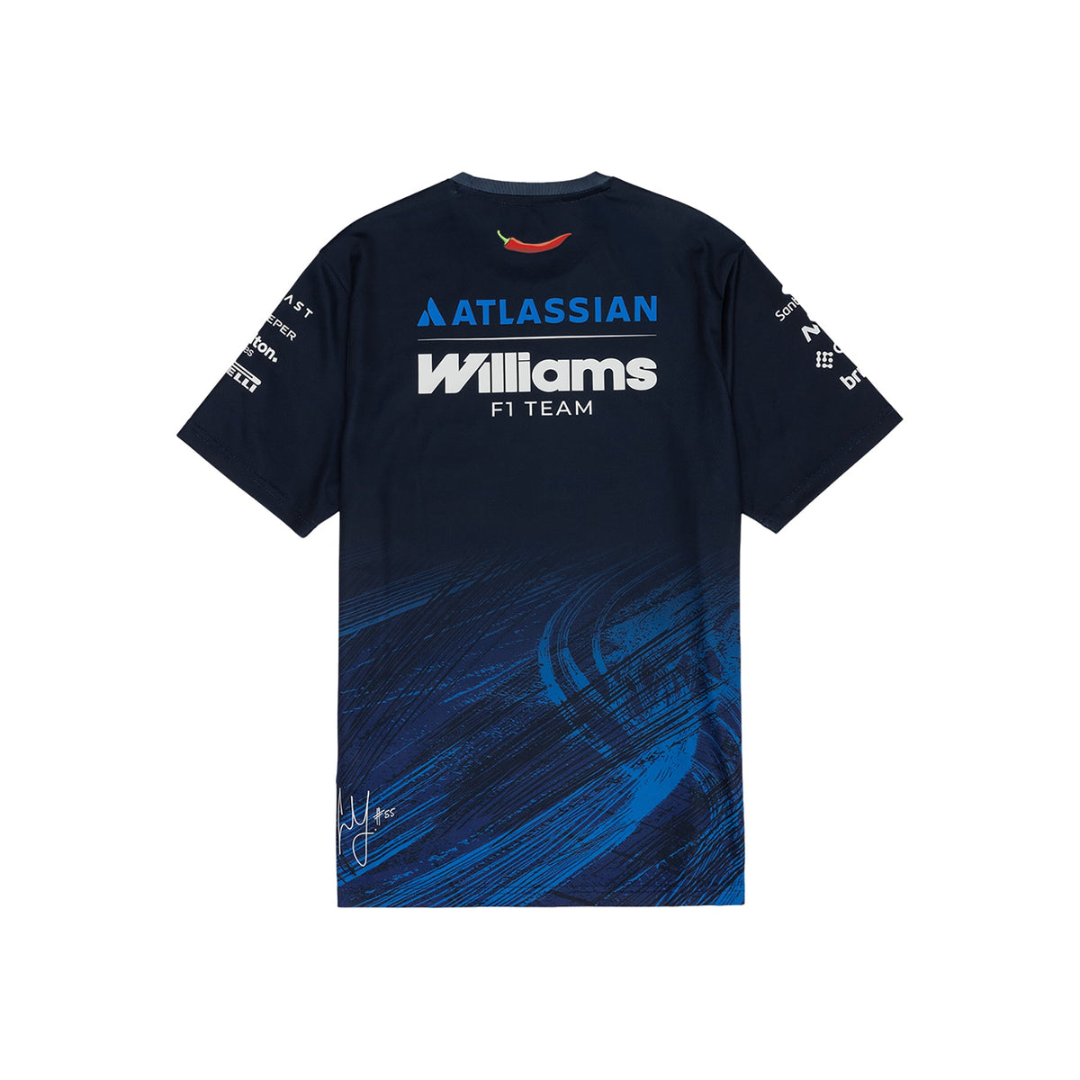 Atlassian Williams F1 Team Team Line Carlos Sainz Tech T-Shirt