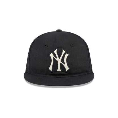 Aimé Leon Dore New York Yankees Black Linen Retro Crown 9FIFTY Adjustable Hat