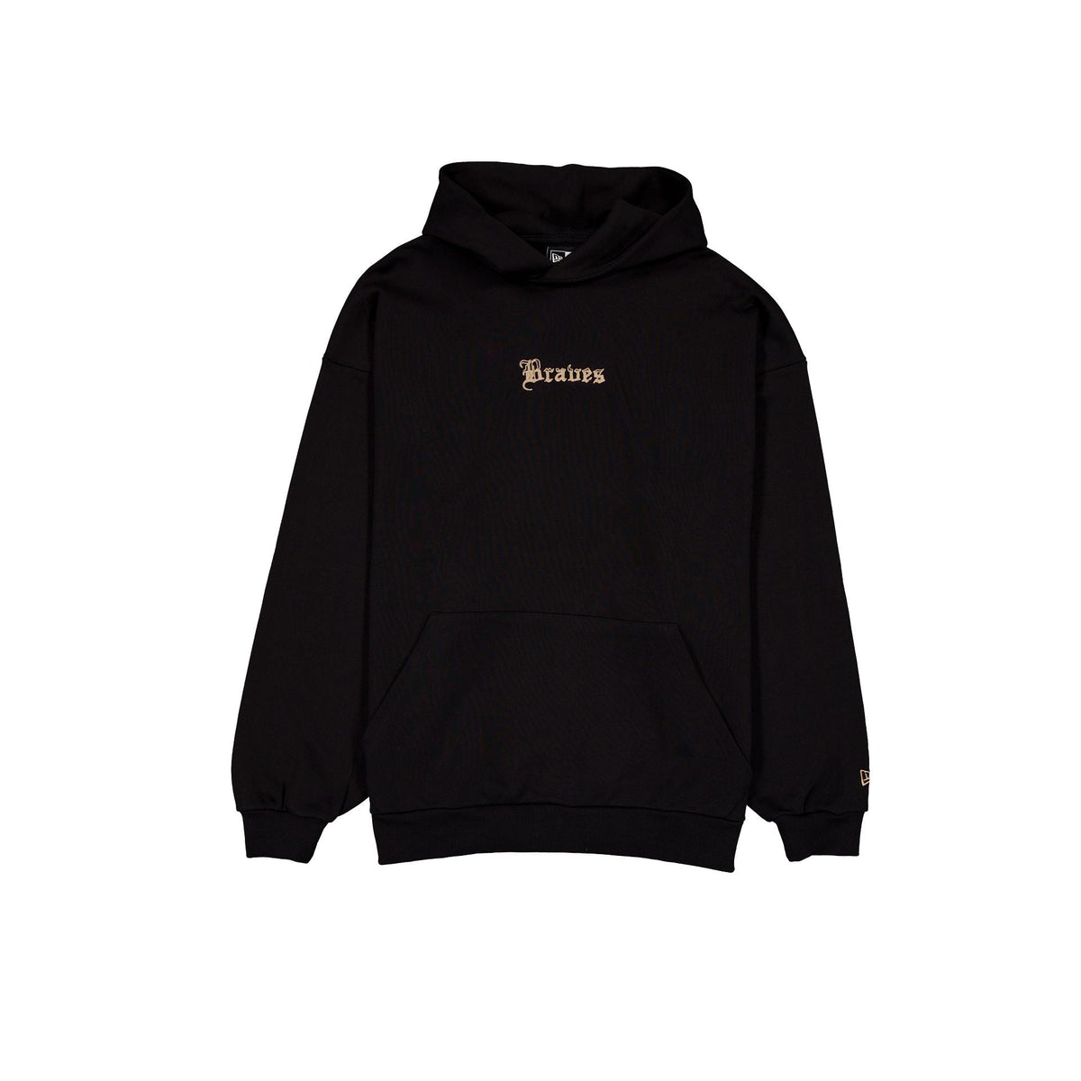 Atlanta Braves Gothic Lettering Black Hoodie