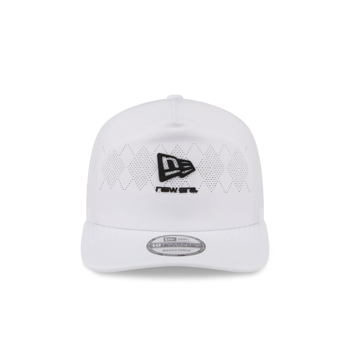 New Era Cap White Argyle 19TWENTY Adjustable Hat