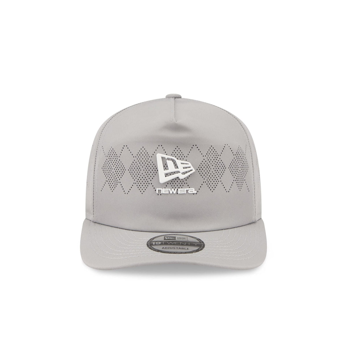 New Era Cap Gray Argyle 19TWENTY Adjustable Hat