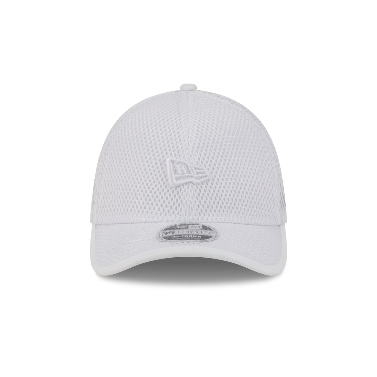 New Era Cap White Mesh 39THIRTY M-Crown Stretch Fit Hat
