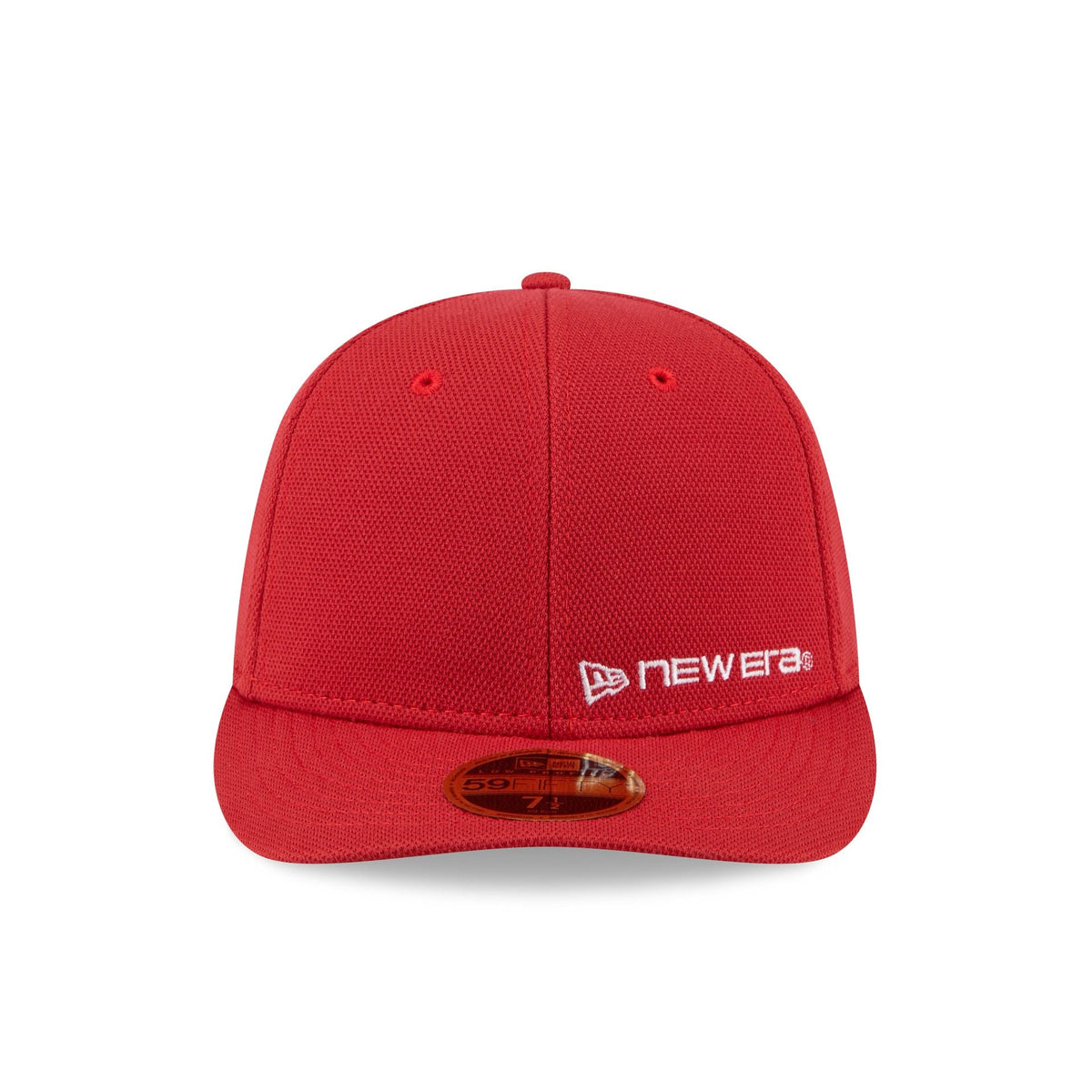 New Era Cap Scarlet Cotton Low Profile 59FIFTY Fitted Hat