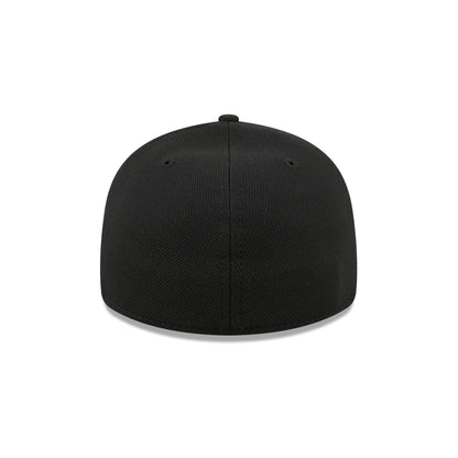 New Era Cap Black Cotton Low Profile 59FIFTY Fitted Hat