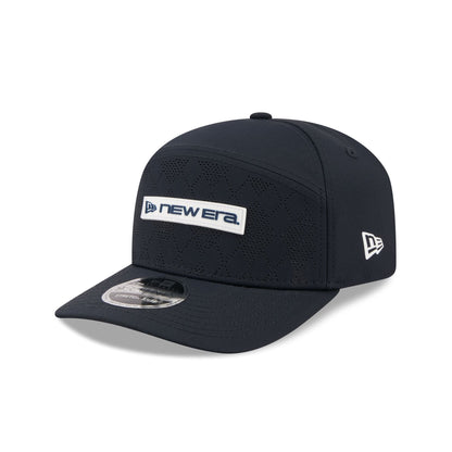 New Era Cap Navy Argyle Split Panel 9SEVENTY Stretch-Snap Hat