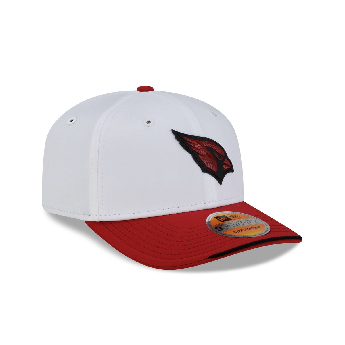 Arizona Cardinals 2026 Sideline White 9SEVENTY Stretch-Snap Hat