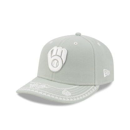 Milwaukee Brewers Everest Green Stitched 59FIFTY Fitted Hat