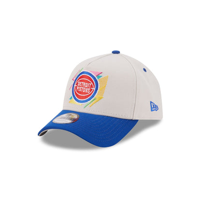 Detroit Pistons Hardwood Classics Retro Stone 9FORTY A-Frame Snapback Hat