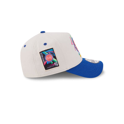 Detroit Pistons Hardwood Classics Retro Stone 9FORTY A-Frame Snapback Hat