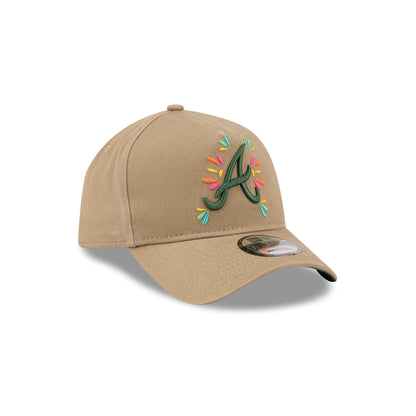 Atlanta Braves Vibrant Festivities 9FORTY A-Frame Snapback Hat