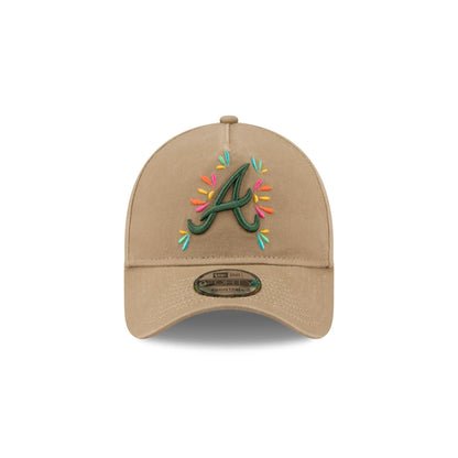 Atlanta Braves Vibrant Festivities 9FORTY A-Frame Snapback Hat
