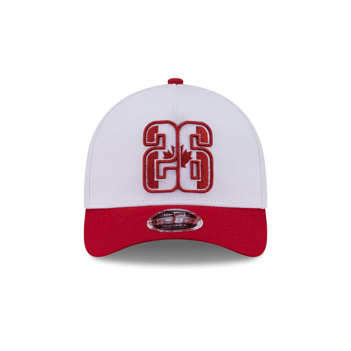 New Era Cap 2026 Canada Soccer Scarlet 9FORTY M-Crown A-Frame Snapback